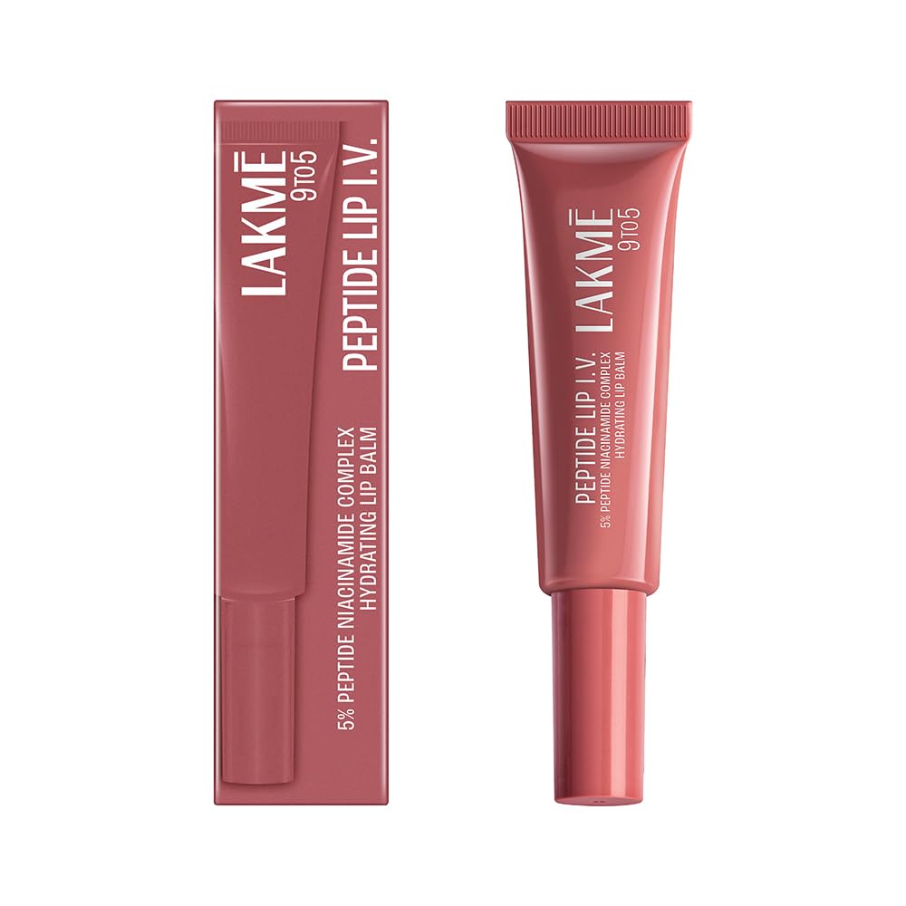 Lakme Peptide Lip IV with 5% Peptide-Niacinamide Complex, For Intense Hydration With A Serum-Like Texture That Visibly Plumps, Smoothens, and Repairs, Bare Minimum Hydration, 10g-image-26