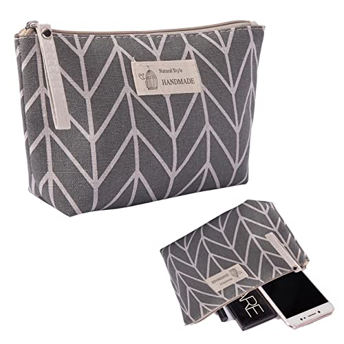 Bisenty Organizador de Bolsas de Maquillaje con Cremallera - Bolsa de Viaje Multifuncional para Bolsas de Aseo | Organizador de Maquillaje Neceser Accesorios para llaveros, Tarjetas de Efectivo