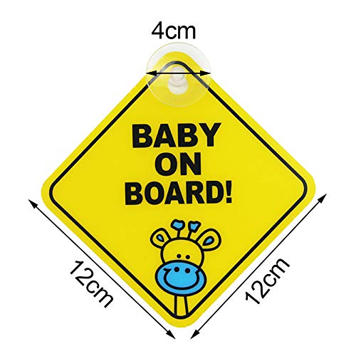 Adesivi Bambini a Bordo, NALCY 10PCS Cartello per