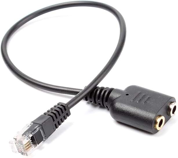 rj11 to headphone plug adapter