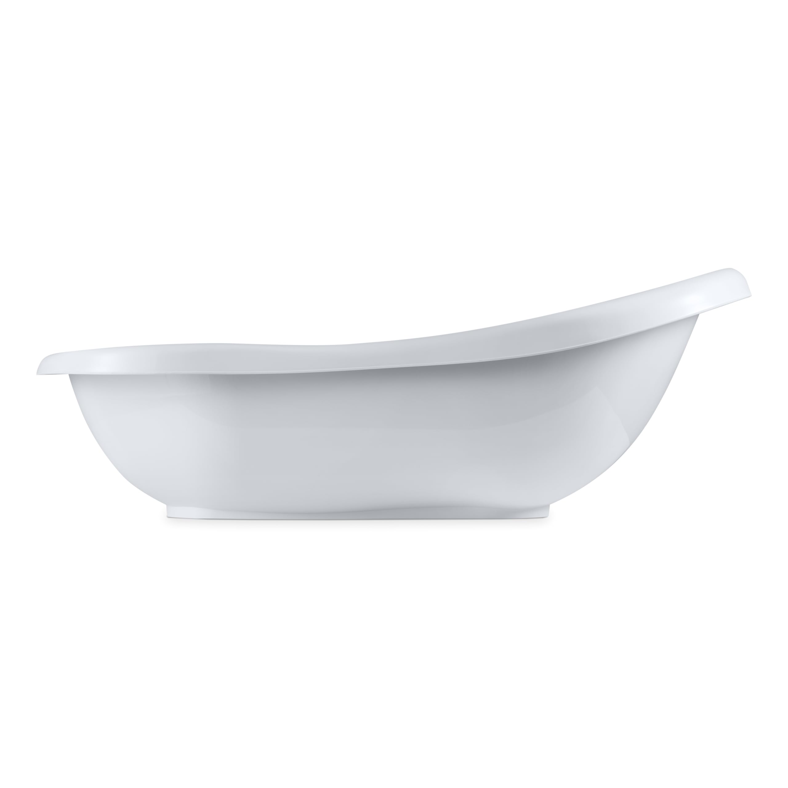 Hylat Baby Bañera Bebe con Soporte y Tapón Friends Gris – Certificada TÜV Rheinland - para Recién Nacidos y Bebés de Hasta 12 Meses, de Plástico Sin BPA – Colección Lite Bañera para Bebe con Patas