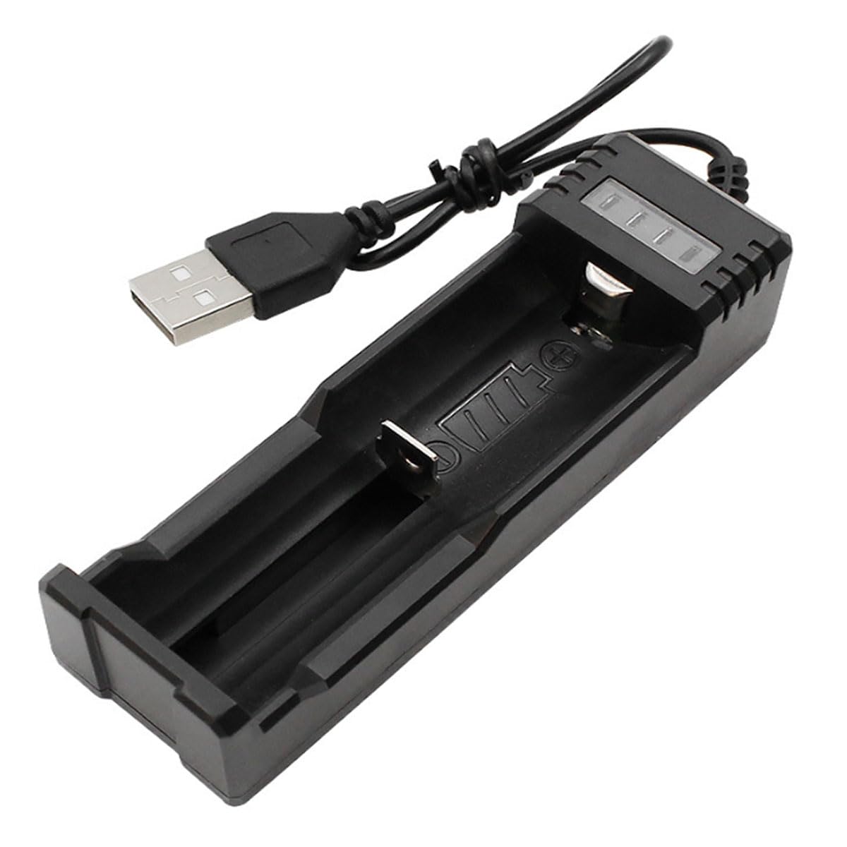 Adjustable Battery Charger with USB Smart Universal 1-Bay Charger Universal Lithium 18650 Battery Charger for 3.7V Li-ion 10440 14500 16340 16650 14650 13350 18500 18650-image-47