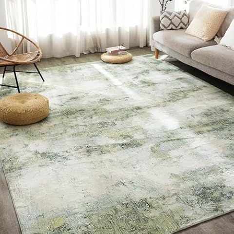 Carvapet Washable 6x9 Area Rug Cover