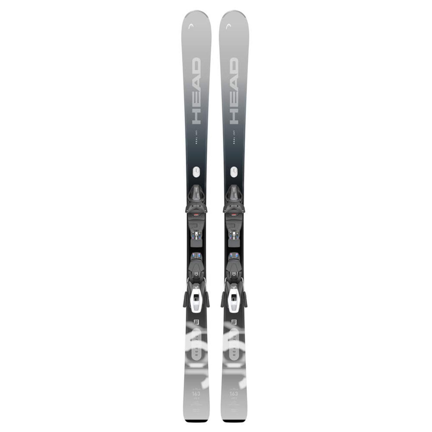 HEAD E.Real Joy R + Joy 9Gw - Pack de esquí para mujer, color gris