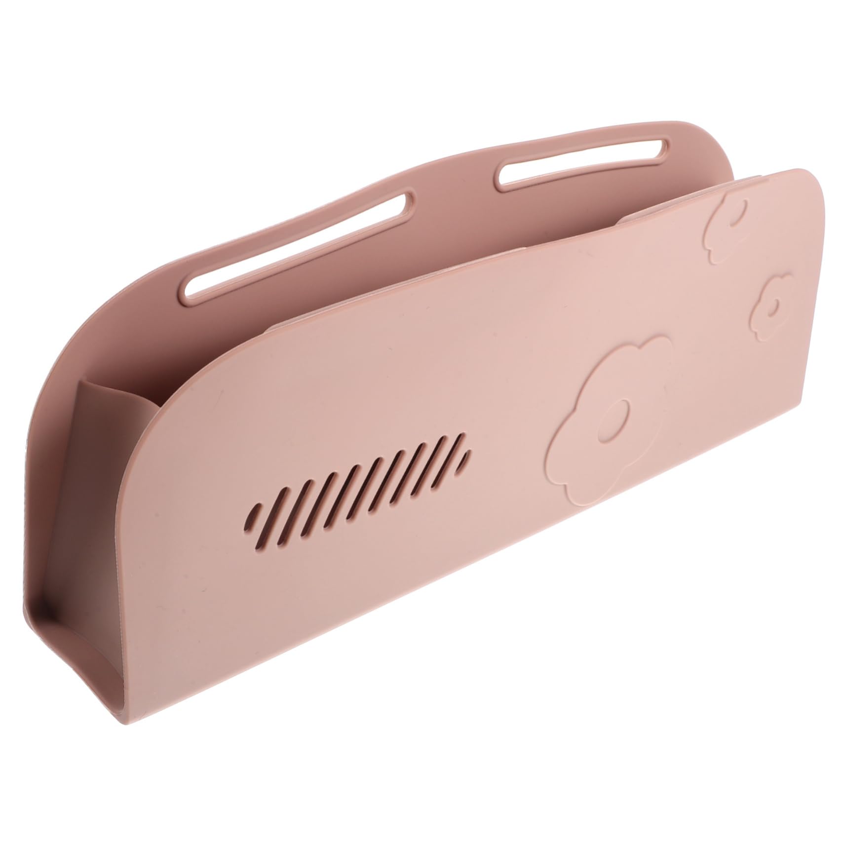 NIYANGLE Travel Makeup Brush Holder Portable Cosmetic Bag Silicone Makeup Brush Case