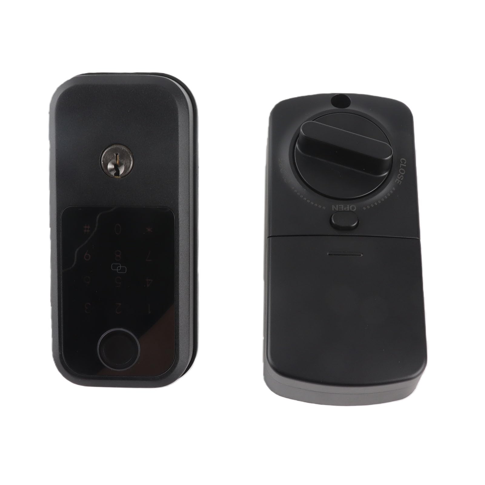 Cerradura de Puerta Inteligente Electrónica, Entrada sin Llave con Huella Dactilar, Aplicación Bluetooth con Construcción de Aleación de Zinc para Seguridad del Hogar