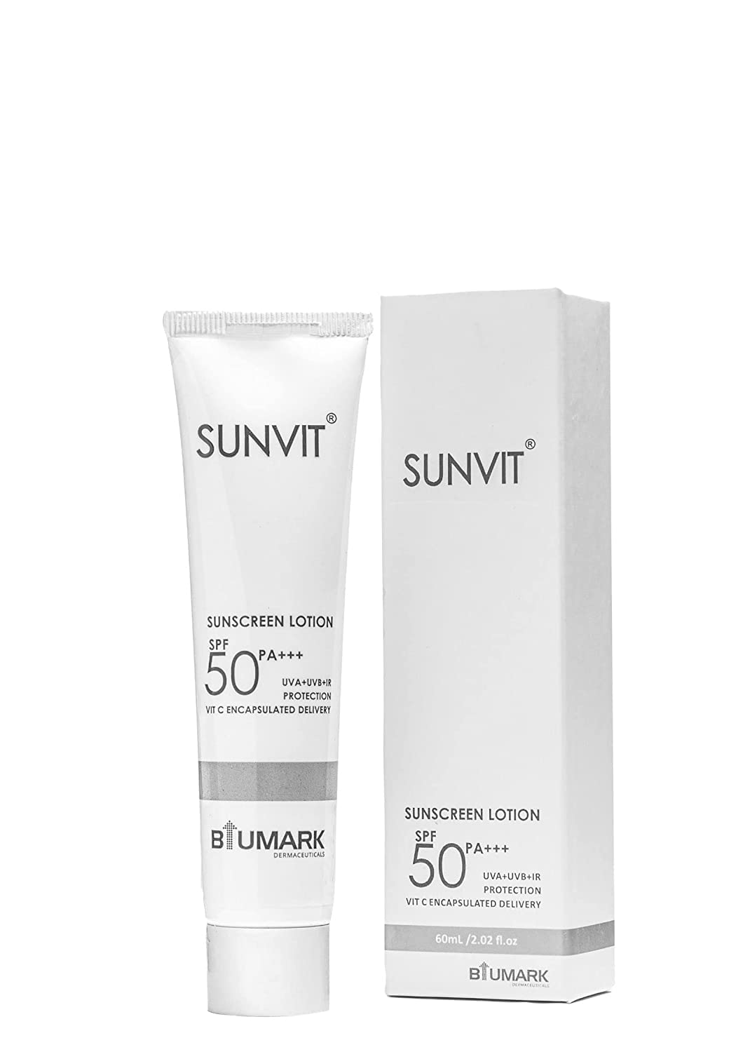 Buy SUNVIT SPF 50 ++ UVA, UVB & IR Protection with C Skin Brightening