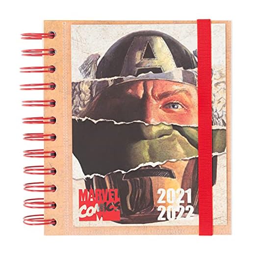 Agenda Escolar 2021 2022 Marvel - Agenda Escolar 2021-2022 / Agenda 2022 dia por página - Agenda 11 meses desde Agosto de 2021 a Junio de 2022 │ Producto con licencia oficial - Agenda Erik