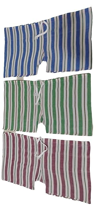 vigau Traditional Kachchha for Men with Nada, Lattha Khadi, Patte Wala kachha,100% Pure Cotton Comfortable Pack Of 5 Multicolor07-picture-45