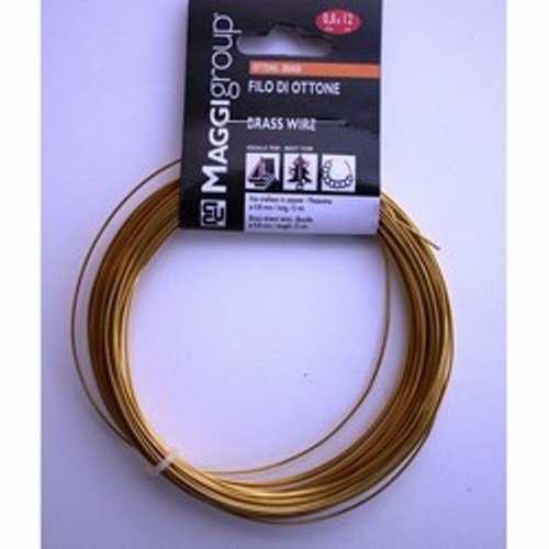 MAGGI Graffetta Filo Ottone Mm. 0,8 Mt. 50