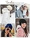 FURTALK Winter Hats for Women Fleece Lined Knit Beanie Hats Slouchy Warm Beanies Ski Skull Cap Black