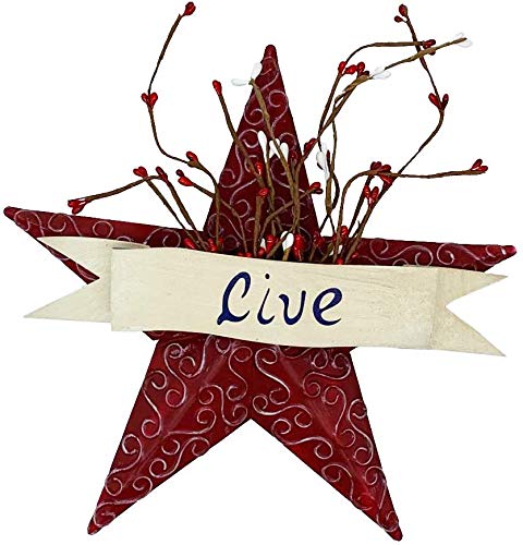 Rusticmetal3dbarnstarpatrioticwalldecoramericanastarwithlovelaughlivejuly4thcountryamericanapatrioticwallornamentoutdoordecorationsetof3blueredbeige Urban Country Home Decor Rustic metal 3d barn star patriotic wall decor americana star with lovelaugh live july 4th country americana patriotic wall ornamentoutdoor decoration set of 3 blueredbeige urban country home decor