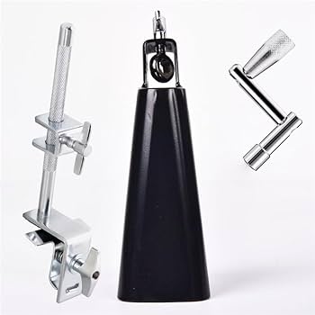 Amazon.com: 6 Inch Cowbell And Cowbell Clamp, Cowbell Holder