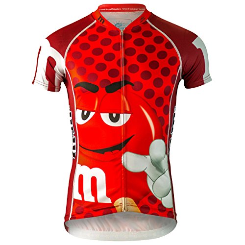 Brainstorm Gear M&Ms Red Officially Licensed Cycling Jersey (Men's) (Medium)