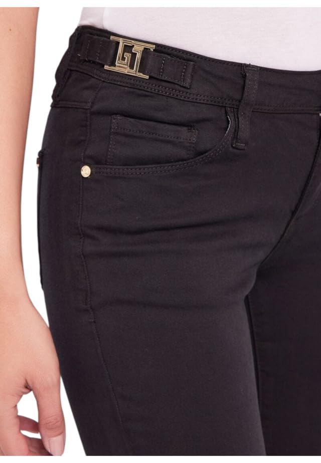 Gaudi Donna Pantaloni Cotone Nero 31
