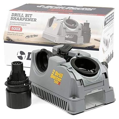 Drill Doctor 500X Hobbyist Drill Bit Sharpening Tool 3-Pin Uk Plug Cover