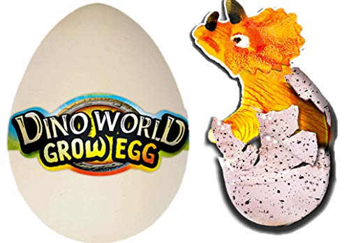 JA-RU Magic Grow Hatching Growing Dinosaur Eggs Toy (1 Egg) Dinosaur Toy Surprise Eggs. Kids Party Favor Toy. Dinosaur Eggs That Hatch in Water. Bath Growing Toy. Easter Egg 1745-1A
