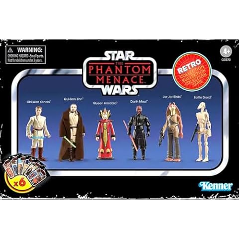 Star Wars Phantom Menace Action Figures 6-Pack Cover