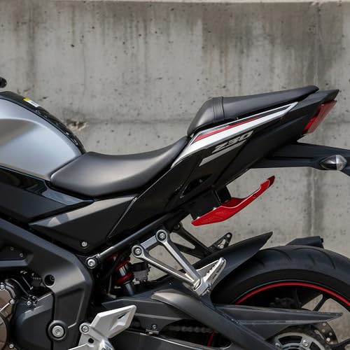 Poignées arrière de moto Zerodeko accessoires modification moto tuning rouge - 4