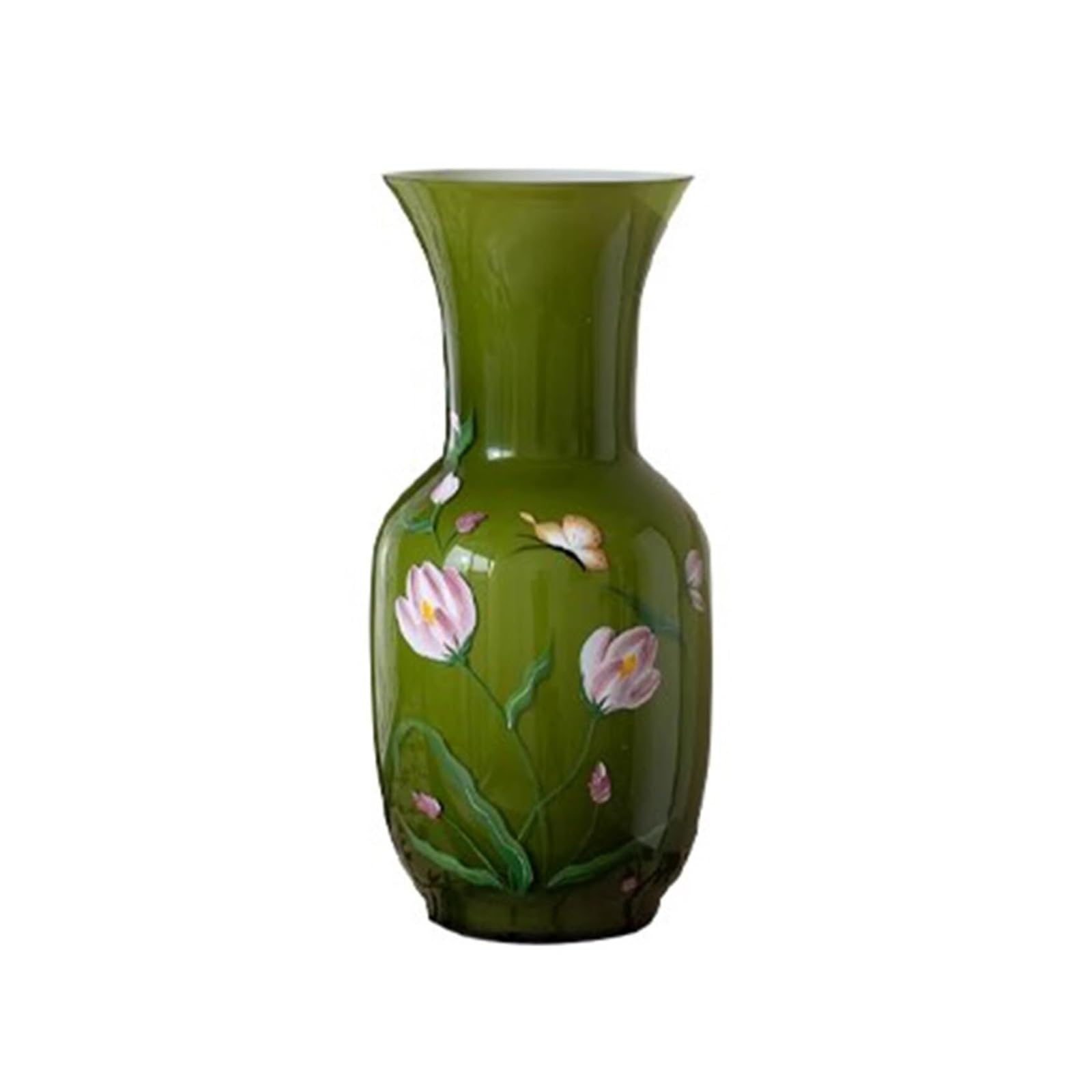 Vasi per fiori Vaso da terra, calibro retrò di grandi dimensioni con motivo floreale decorativo for soggiorno Centrotavola