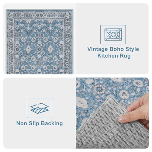 70% Off KIMODE Fall Kitchen Rugs Set of 3 - Non Slip Washable