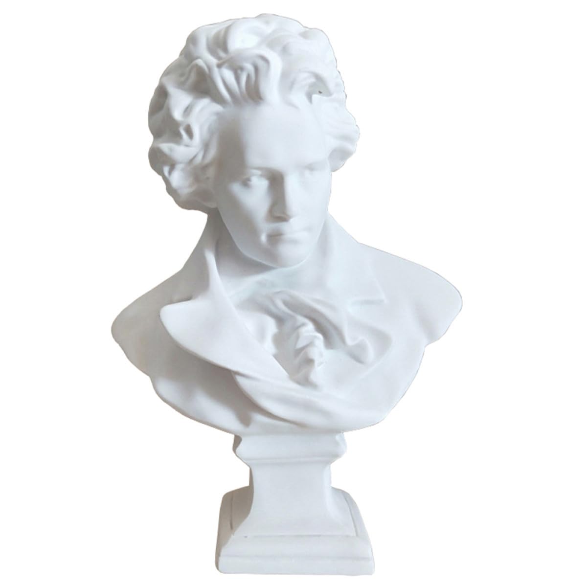 BESPORTBLE Beethoven Resin Bust White