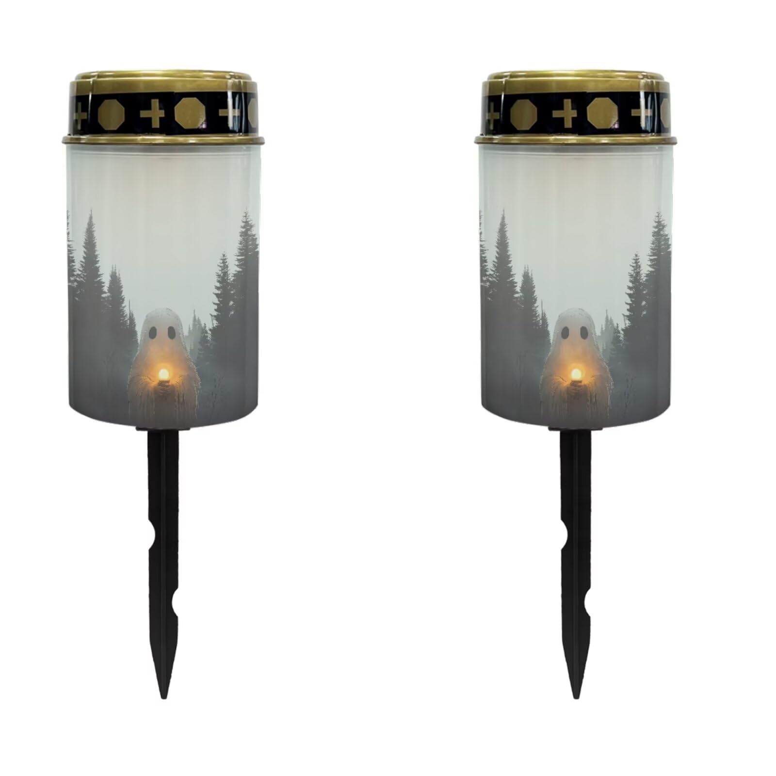 Halloween GhostSolar Memorial Lights for Graves