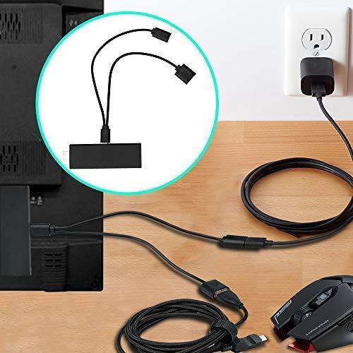 Rii F1 Micro USB Host OTG Adapter Cable for Firestick and Fire TV 4K