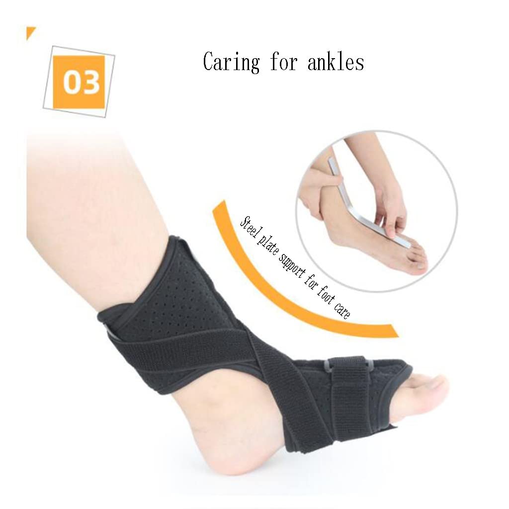 Tobillera, para esguince de Tobillo, tendinitis de Aquiles, Tobillera Ajustable para Mujeres/Hombres, Tobillera de Neopreno Transpirable de Metal para Correr, fútbol