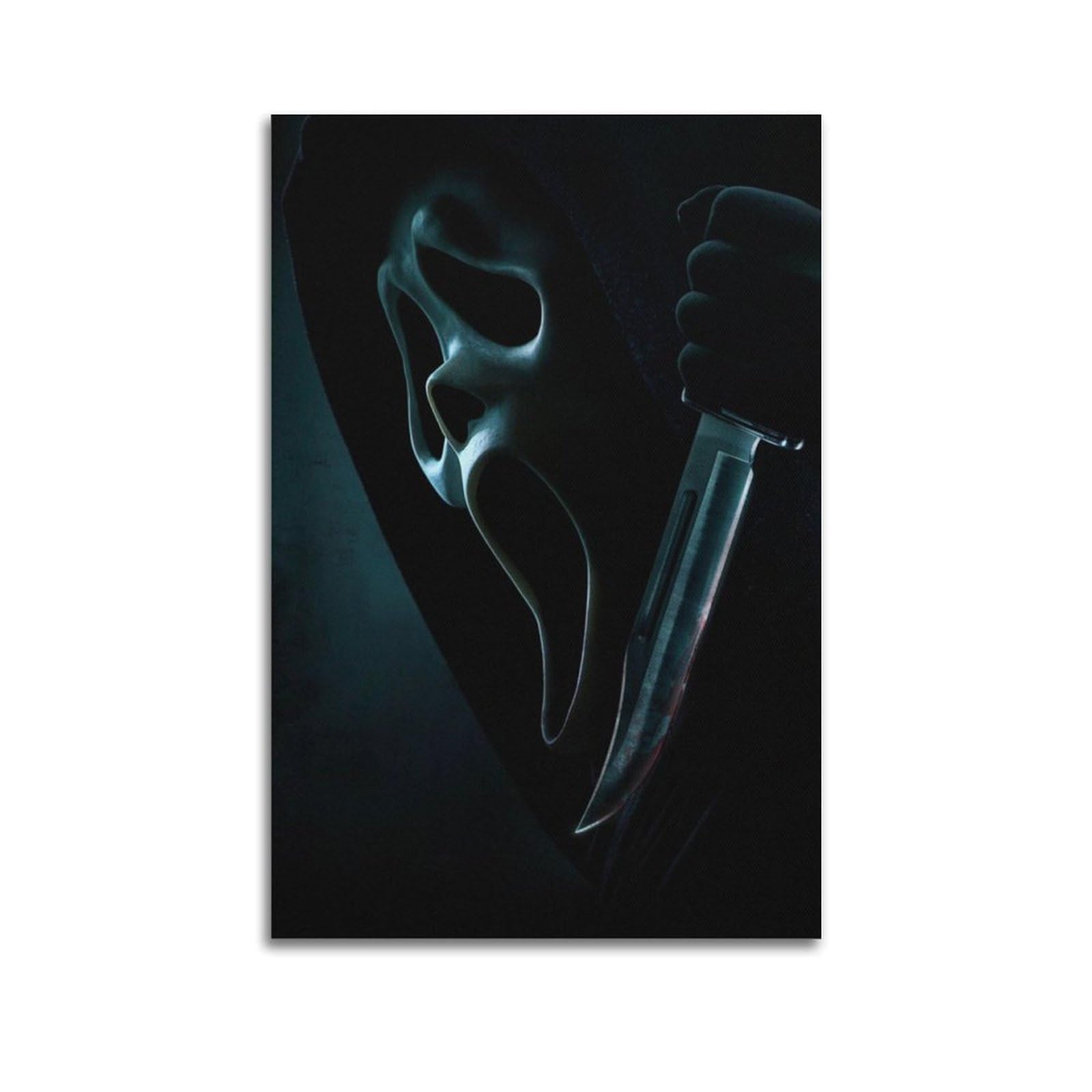 Tesuxyehh Unframe-Style Scream 5 Movie Poster Poster Decorative Painting Canvas Wall Posters And Art Picture Print Modern Family Bedroom Decor Posters 20X30inch(50X75cm)