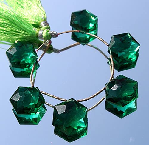 Quartz vert facetté en étoile LKBEADS idéal pour fabriquer vos bijoux bohèmes d'été