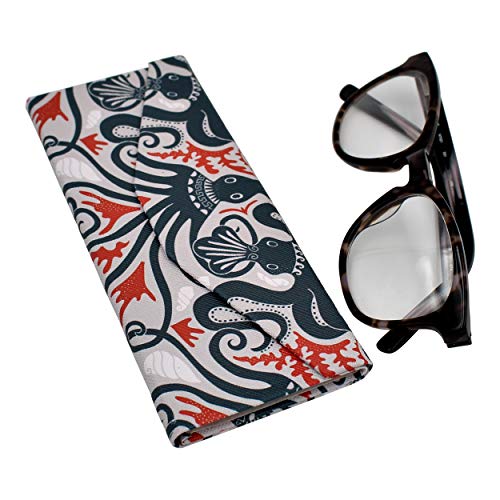 Image of Real Sic Glasses Case for Men and Women - Magnetic Folding Hard Shell Sunglass Holder - Inspired by Adorable Animals