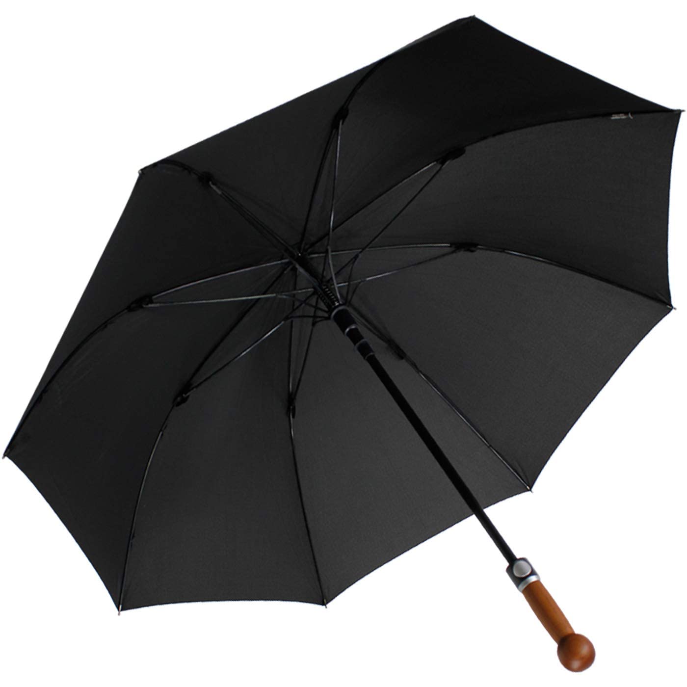 iX-brella Stützschirm Selbstverteidigungsschirm extrem stabil (schwarz)