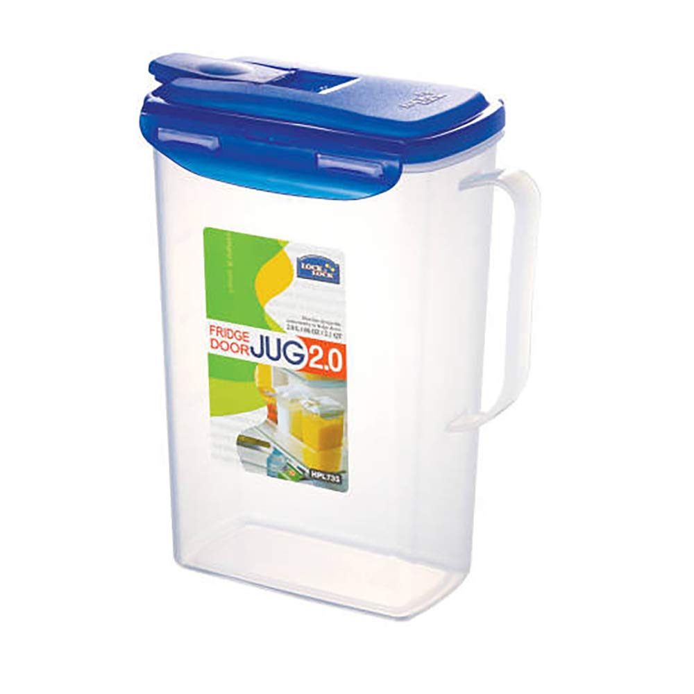 Lock & Lock Fridge Door Water Jug with Flip Top Lid 70.55-oz / 8.5-cup