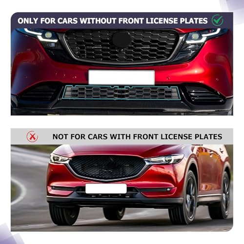 Image of LUWU Mazda CX-5 2026 Front Lower Grill Mesh Compatible With 2026 Mazda CX-5 Front Mesh Grill Inserts Trims Front Mesh Grille Cover Guard for Mazda CX5 2026 Car Exterior Accessories ABS Material Black