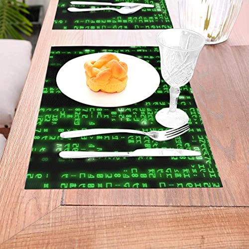 Sets de table antidérapants et lavables Hacker Age thermorésistants - 6