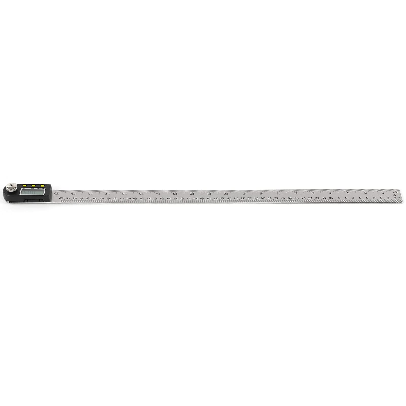 Jiawu Righello Angolare Digitale Goniometro in Acciaio Inossidabile da 500 Mm con Display LCD, Campo di Misurazione 0-360° Strumento Cercatore Angolare Digitale per la Lavorazione del Legno con Ampio