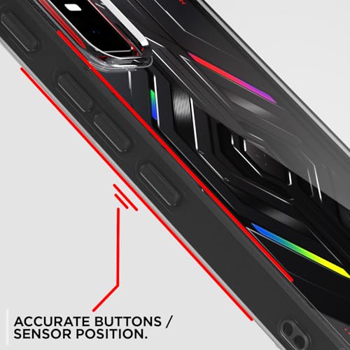 Image of Pikkme Back Cover for Infinix GT 30 Pro 5G PC + TPU Clear Transparent Raised Edges Shockproof Protective Phone Bumper Case(Transparent)