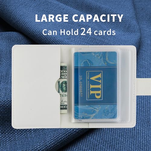 Image of 2 Pcs Credit Card Holder and Credit Card Wallet，Sd Card Holder Each Has 26 Card Slots for Organizers, 2023 New Credit Card Holders for Men and Women, Astral, Contracted