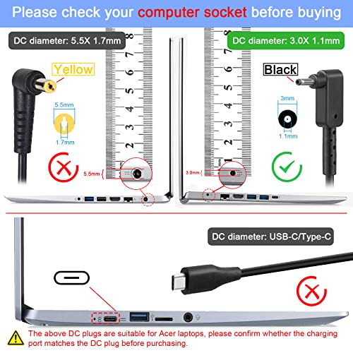 TREE.NB 19V 2.1A AC Adapter Charger for Samsung Notebook Series 5 7 9 Series XE500C21 XE700T1A NP900X1A NP900X1B NP900X3A Ultrabook Ativ Book Laptop
