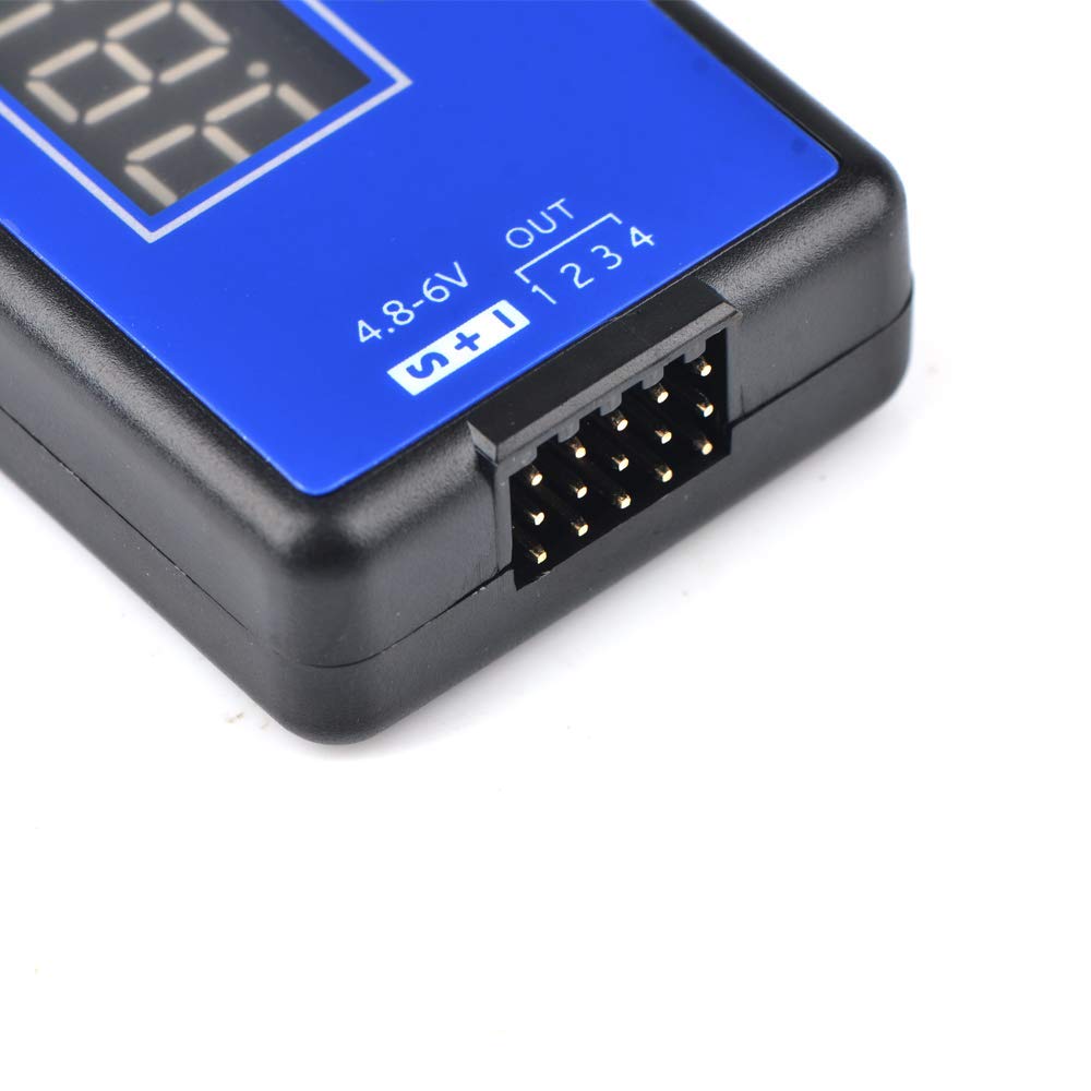 DollaTek Digital Servo Tester, Controlador de Velocidad del comprobador de consistencia ESC para RC Helicóptero Avión Coche Motor Acelerador Pantalla