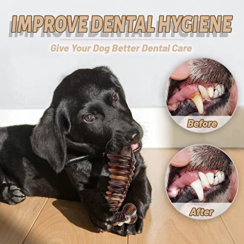 WinTour Indestructible Dog Toys for Aggressive Chewers, Tough Dog Chew Toys for Large Breed, Durable, Super Chewer Dog Toys