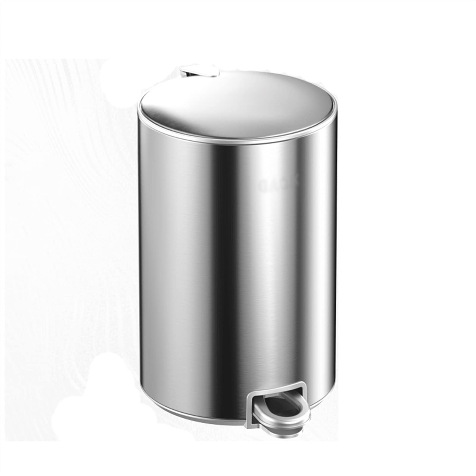 2WFYJNITP Kitchen Bin 8L/12L/15L Household Large Stainless Steel Trash Can Kitchen Bathroom Bedroom with Lid Garbage Can(Silver,15l)