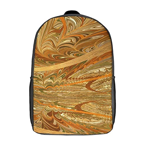Mochila escolar unisex juvenil de 17 pulgadas y mochila impresa en 3D casual