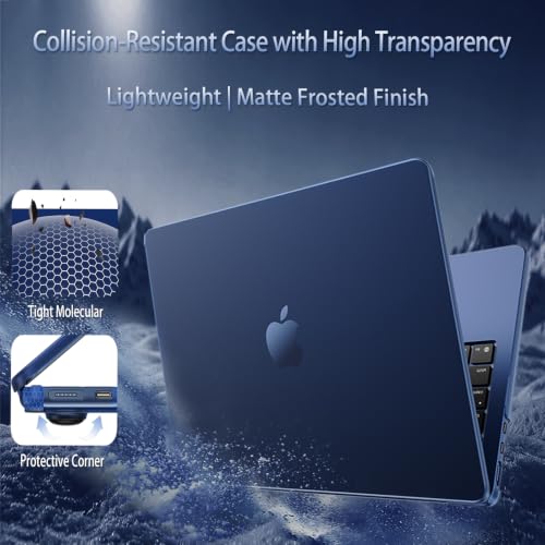Image of MOSISO Compatible with MacBook Air 13 inch Case M5 2026 M4 M3 M2 2025-2022