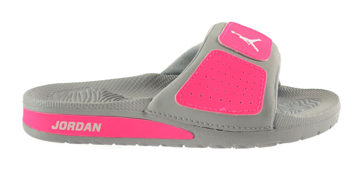 Jordan Hydro 3 GP Little Kids Slides Metallic Platinum/White-Hyper Pink 644932-008