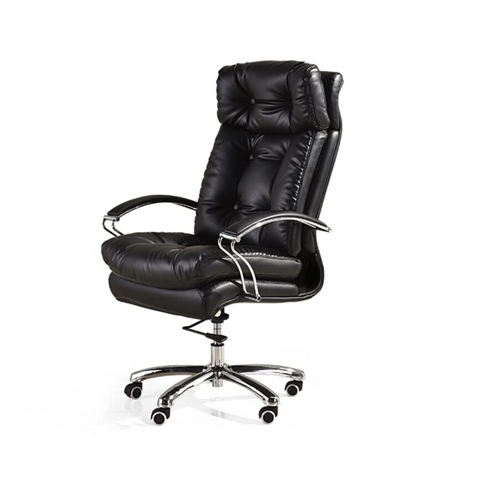 SaryEdge Boss Chair Black Office Furniture Leather Chair Executive Chair Manager Chair Computer Lift Swivel Chair President Chair interesting,