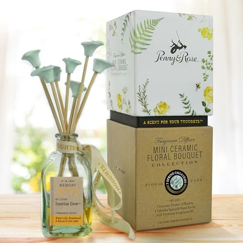 Difusor Cerámico Penny & Rose Calla Lily, aroma Sunrise Dew miniatura 3