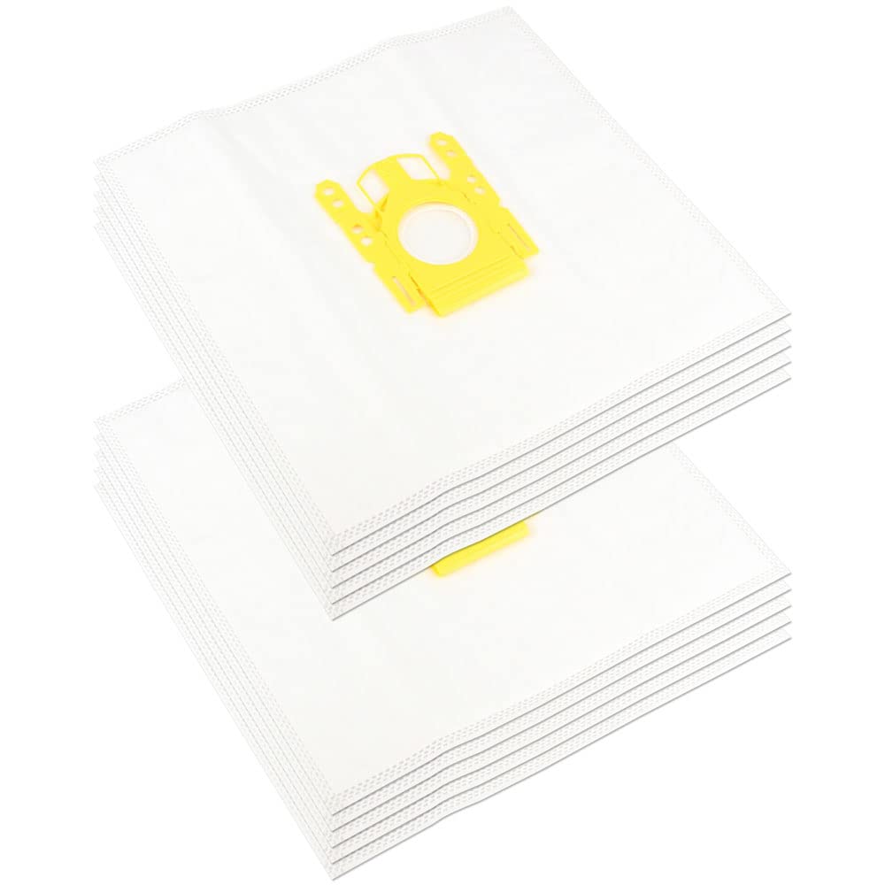 Paktrade 10 Microfiber Vacuum Cleaner Dust Bags Compatible With Kärcher Vc 6 - Vc6 Premium Vacuum Cleaner | Compatible With 6.904-329.0 - 69043290 | 10 Pieces | Fleece Filter Bags