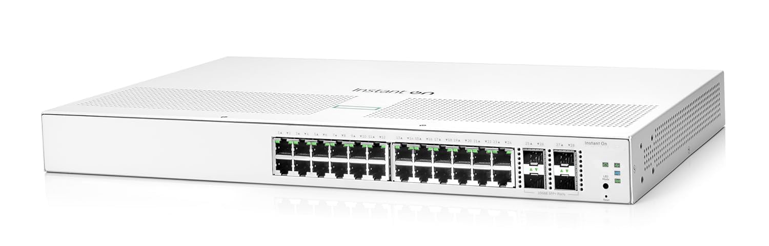 24-Port Gigabit PoE Smart Managed Network Switch with SFP+ Uplinks | Layer 2 Business Ethernet Switch for Small & Medium Offices, High-Bandwidth Applications